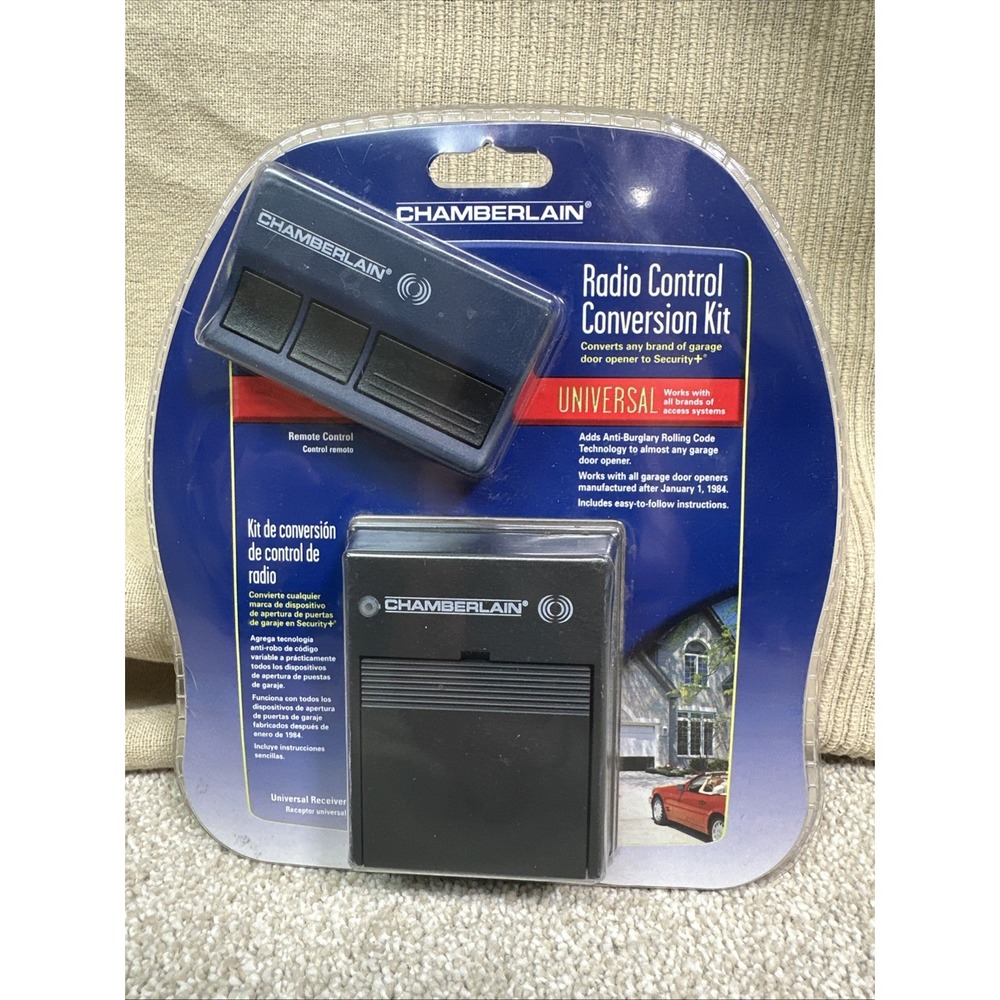 NEW Chamberlain Radio Control Conversion Kit, Universal Garage Door Opener 955D